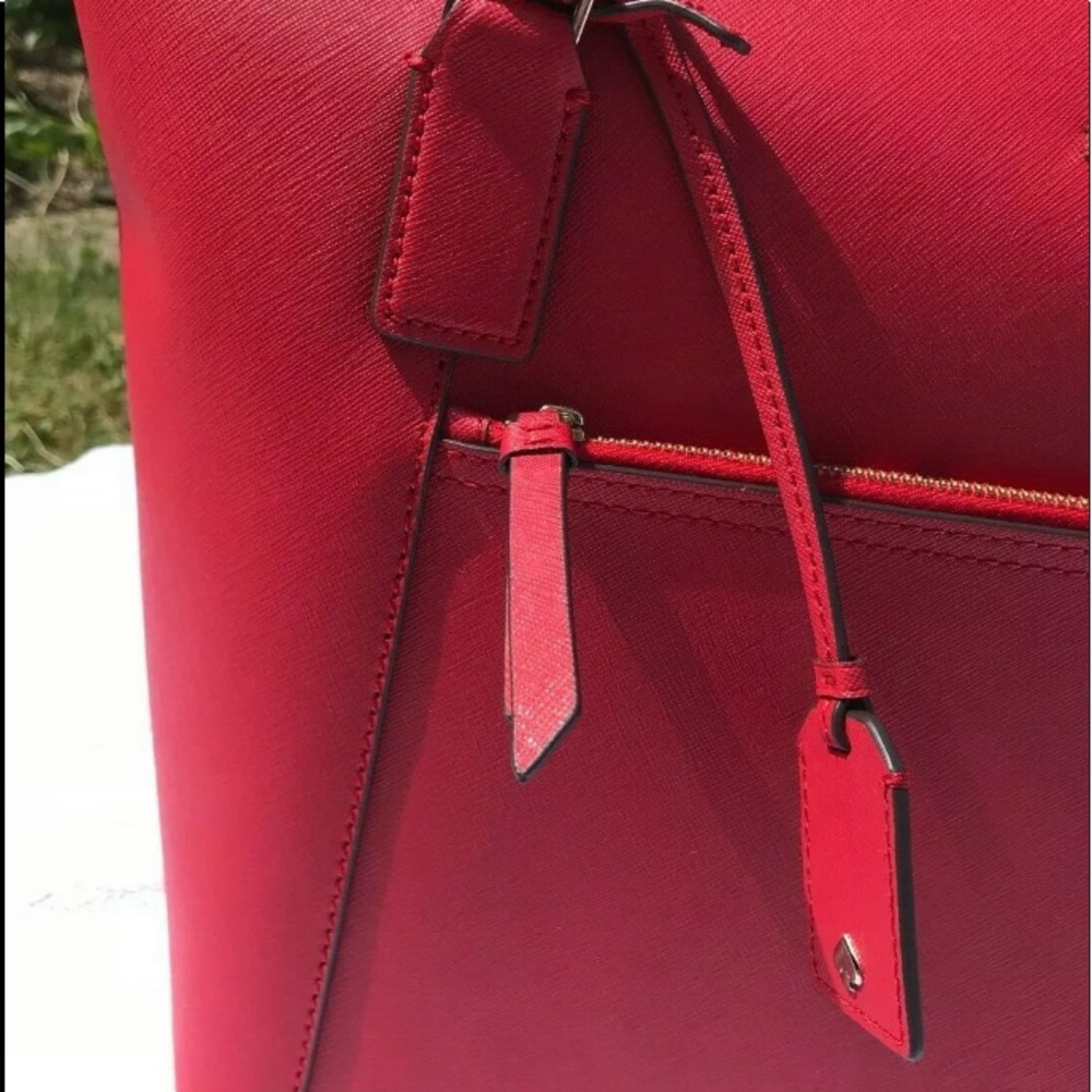 Kate Spade Cameron Large Pocket tote rosso red - Picture 6 of 7